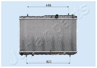 JAPANPARTS Радиатор, охлаждение двигателя RDA333034