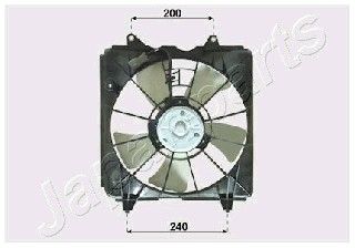 JAPANPARTS Вентилятор, охлаждение двигателя VNT192001