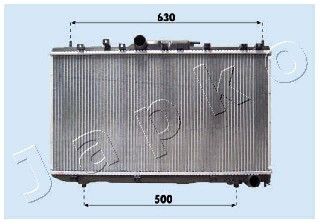 JAPKO Radiaator,mootorijahutus RDA153098