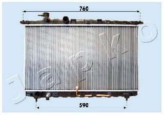 JAPKO Radiaator,mootorijahutus RDA283094