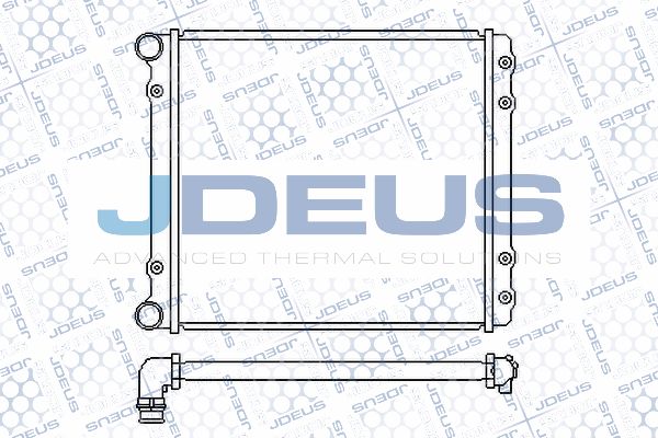 JDEUS Радиатор, охлаждение двигателя 001M18