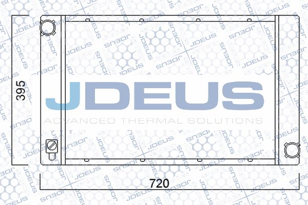 JDEUS Radiaator,mootorijahutus 005M24