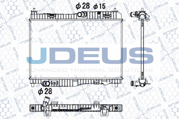 JDEUS Radiaator,mootorijahutus 012M36