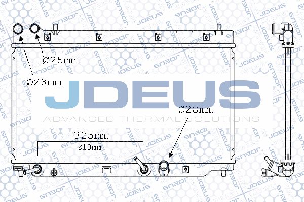 JDEUS Radiaator,mootorijahutus 013M27