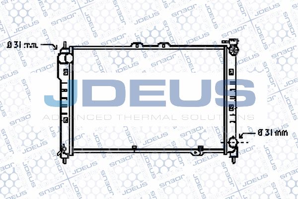 JDEUS Radiaator,mootorijahutus 016N16