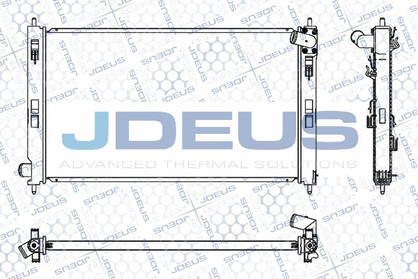 JDEUS Radiaator,mootorijahutus 018M43