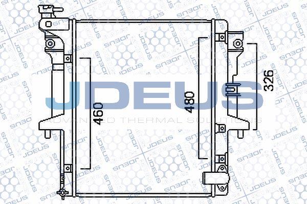 JDEUS Radiaator,mootorijahutus 018M44