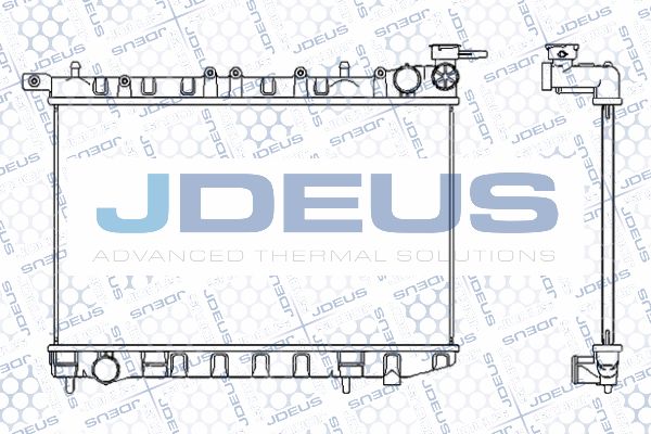 JDEUS Радиатор, охлаждение двигателя 019M31