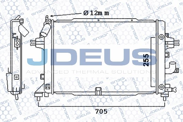 JDEUS Radiaator,mootorijahutus 020M41