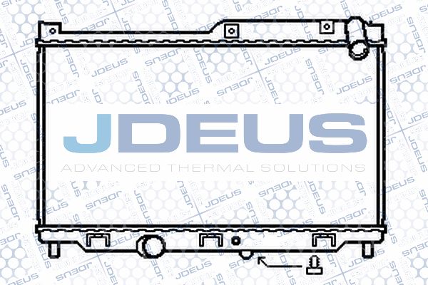 JDEUS Radiaator,mootorijahutus 020M61