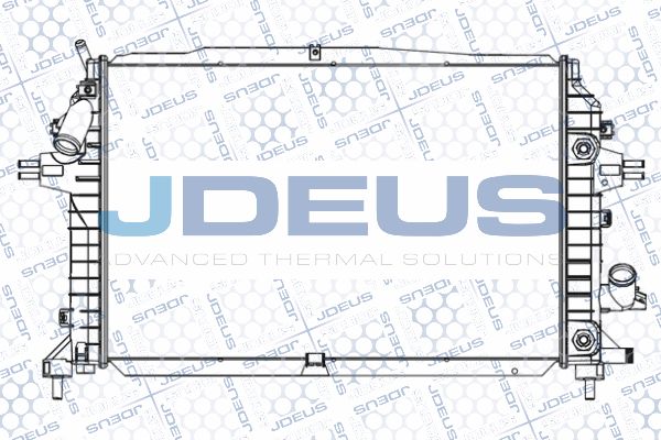 JDEUS Radiaator,mootorijahutus 020M62