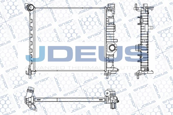 JDEUS Radiaator,mootorijahutus 020M76