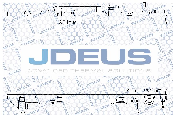 JDEUS Radiaator,mootorijahutus 028N24