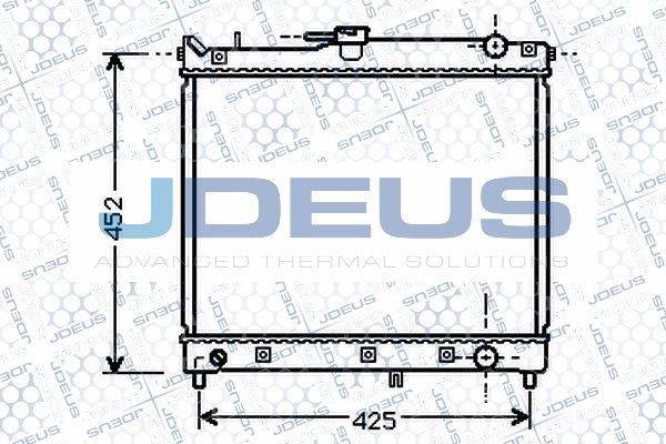 JDEUS Radiaator,mootorijahutus 042M16