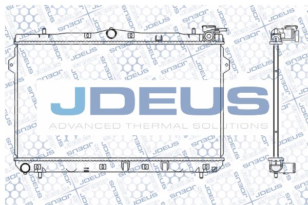 JDEUS Радиатор, охлаждение двигателя 054M08