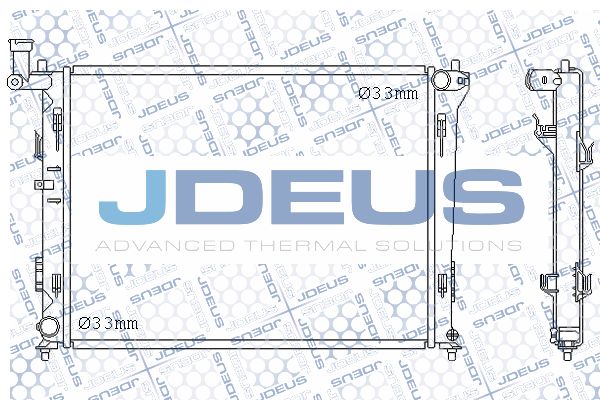 JDEUS Radiaator,mootorijahutus 054M28