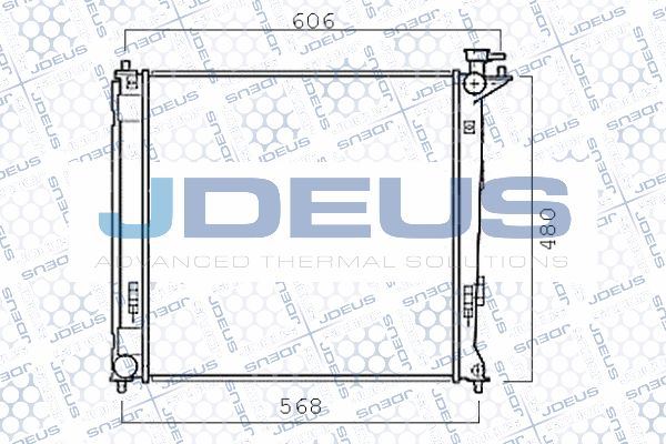 JDEUS Radiaator,mootorijahutus 054M44