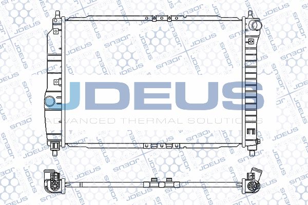 JDEUS Radiaator,mootorijahutus 056M08