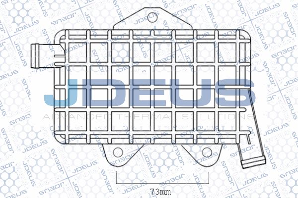 JDEUS Õliradiaator,mootoriõli 417M26A