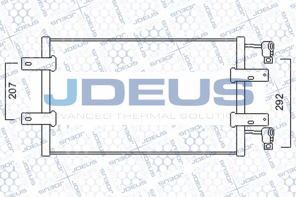 JDEUS Конденсатор, кондиционер 723M60