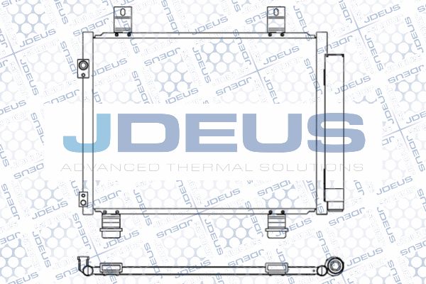 JDEUS Конденсатор, кондиционер 742M28