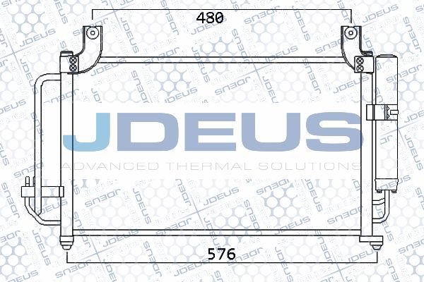 JDEUS Конденсатор, кондиционер 765M02