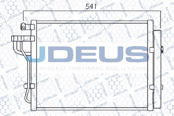 JDEUS Конденсатор, кондиционер 765M25