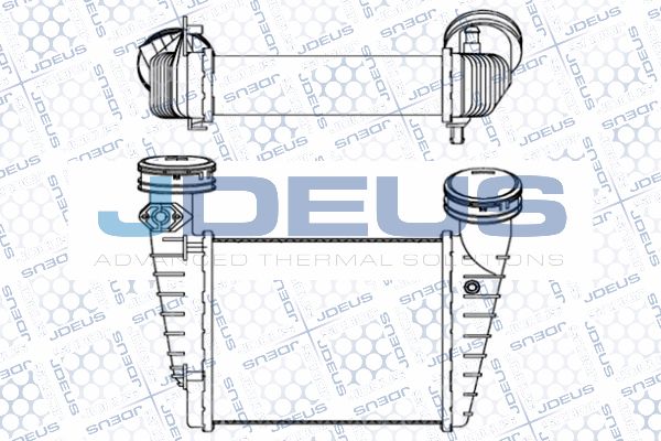 JDEUS Kompressoriõhu radiaator 801M20A