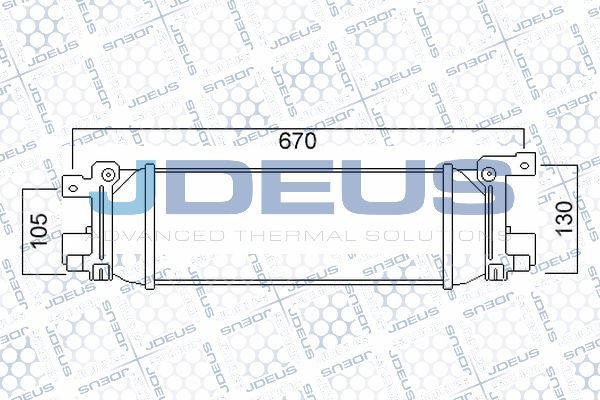 JDEUS Kompressoriõhu radiaator 812M27A