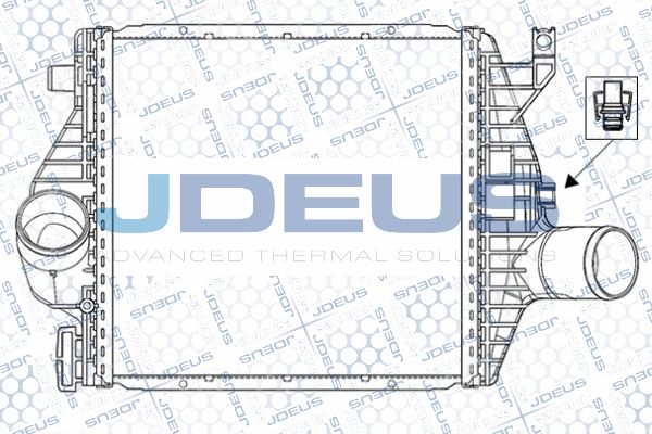 JDEUS Kompressoriõhu radiaator 817M25A