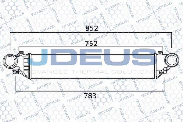 JDEUS Kompressoriõhu radiaator 817M42A