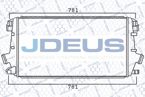 JDEUS Kompressoriõhu radiaator 820M57A