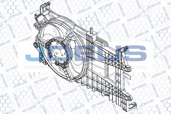 JDEUS Ventilaator,mootorijahutus EV820400