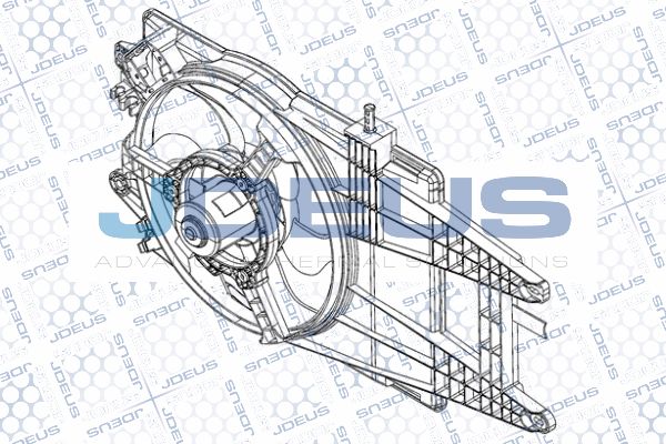 JDEUS Ventilaator,mootorijahutus EV823700