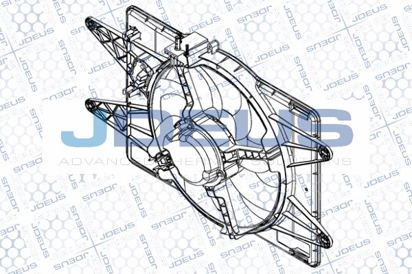 JDEUS Ventilaator,mootorijahutus EV832700