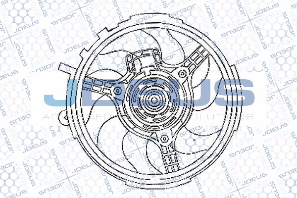 JDEUS Ventilaator,mootorijahutus EV842700