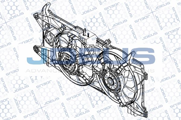 JDEUS Ventilaator,mootorijahutus EV847500