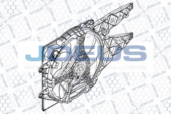 JDEUS Ventilaator,mootorijahutus EV884900