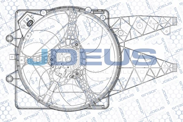 JDEUS Ventilaator,mootorijahutus EV885200