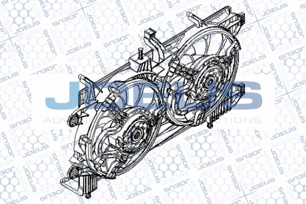 JDEUS Ventilaator,mootorijahutus EV887210