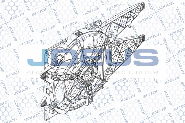 JDEUS Ventilaator,mootorijahutus EV896200