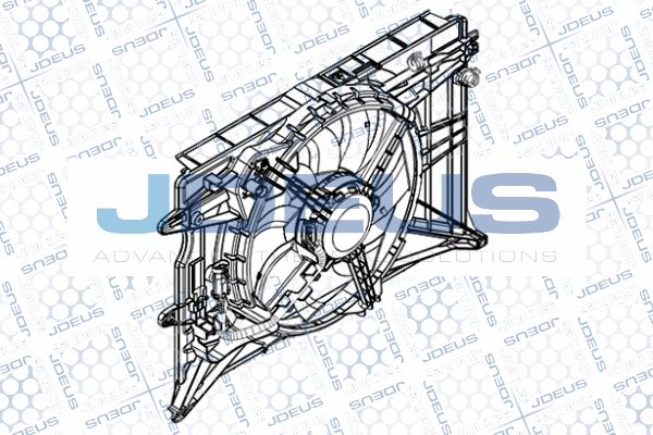 JDEUS Вентилятор, охлаждение двигателя EV8D4040