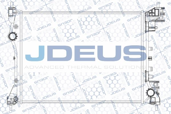 JDEUS Радиатор, охлаждение двигателя RA0000100