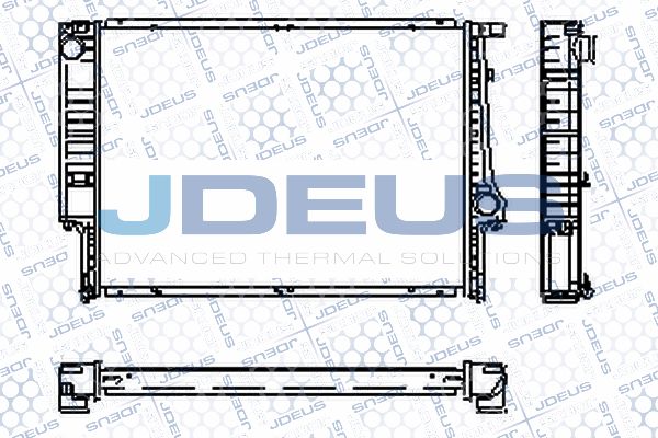 JDEUS Радиатор, охлаждение двигателя RA0050100