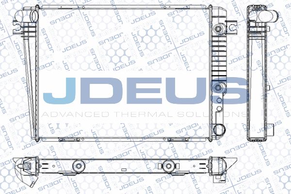 JDEUS Radiaator,mootorijahutus RA0050130