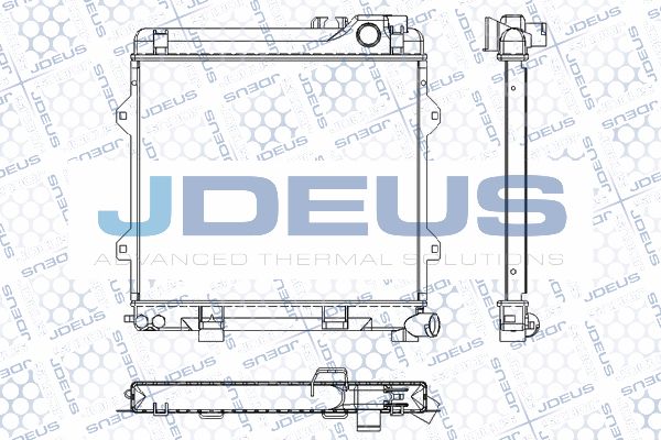 JDEUS Radiaator,mootorijahutus RA0050340