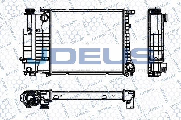 JDEUS Radiaator,mootorijahutus RA0050590