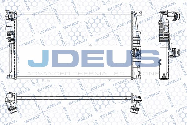 JDEUS Radiaator,mootorijahutus RA0050790