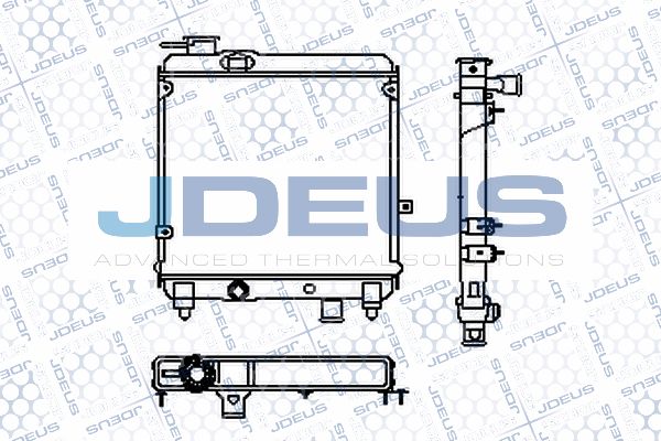 JDEUS Radiaator,mootorijahutus RA0110081