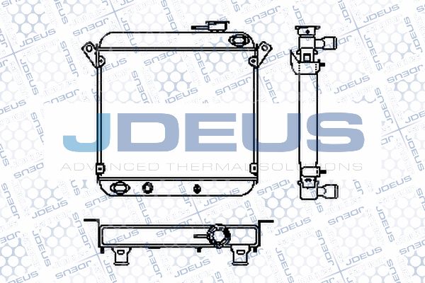 JDEUS Radiaator,mootorijahutus RA0110090